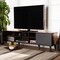 Baxton Studio Moina Two-Tone Walnut Brown and Grey Finished Wood TV Stand 169-10819 - alternate 6